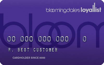 bloomingdale s card benefits.